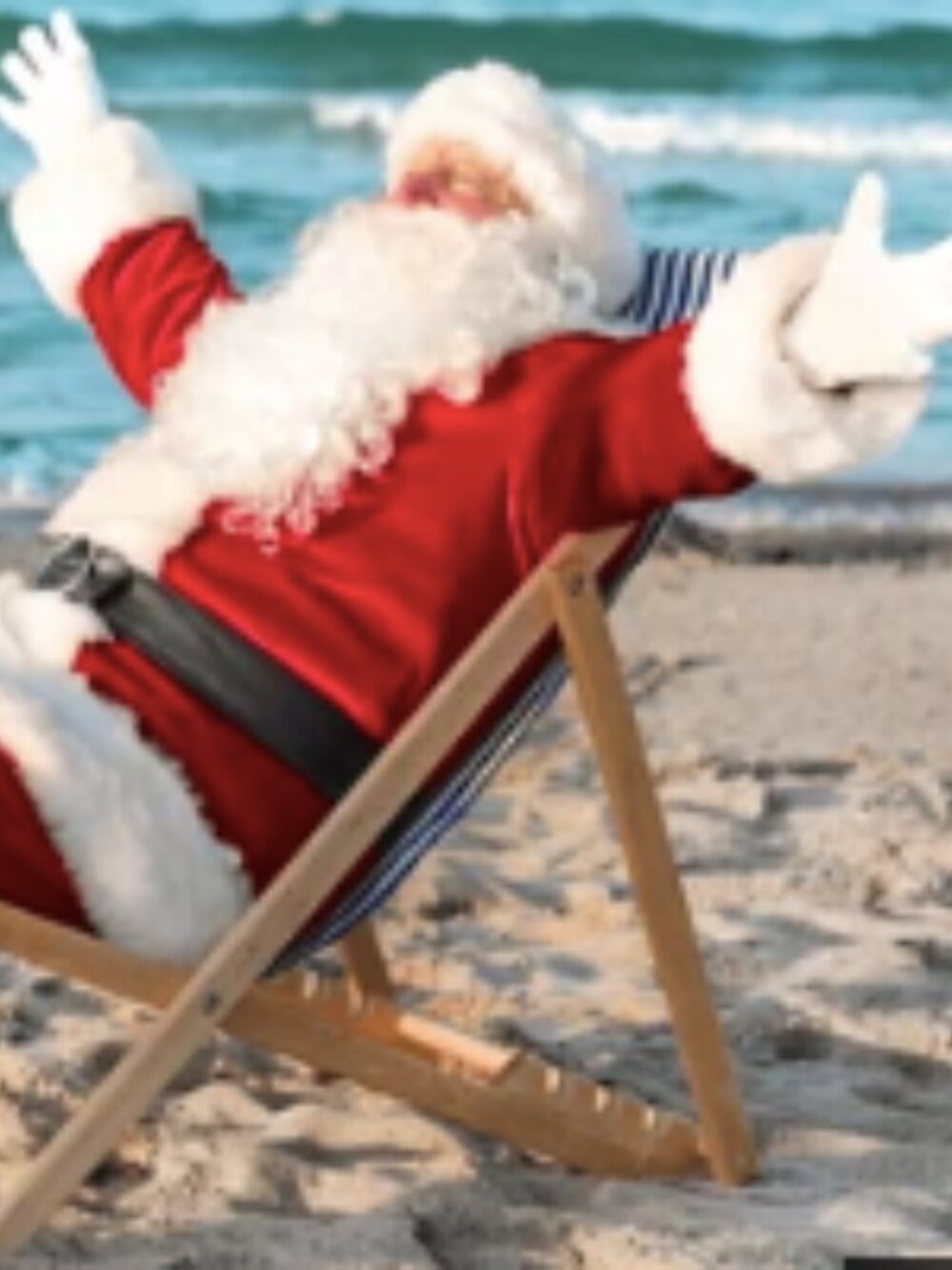 Santa on a Beach?